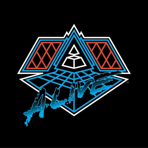Sleeve of Alive 2007 by Daft Punk