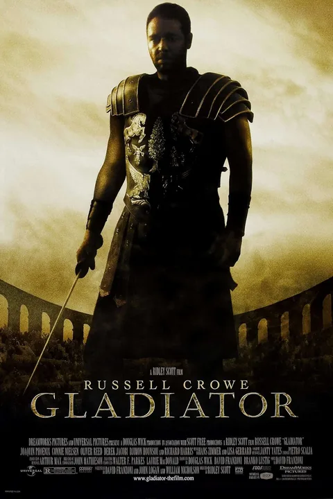 Poster for Gladiator, directed by Ridley Scott