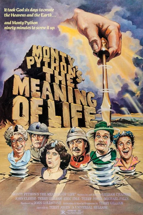 Poster for Monty Python's The Meaning of Life, directed by Terry Jones