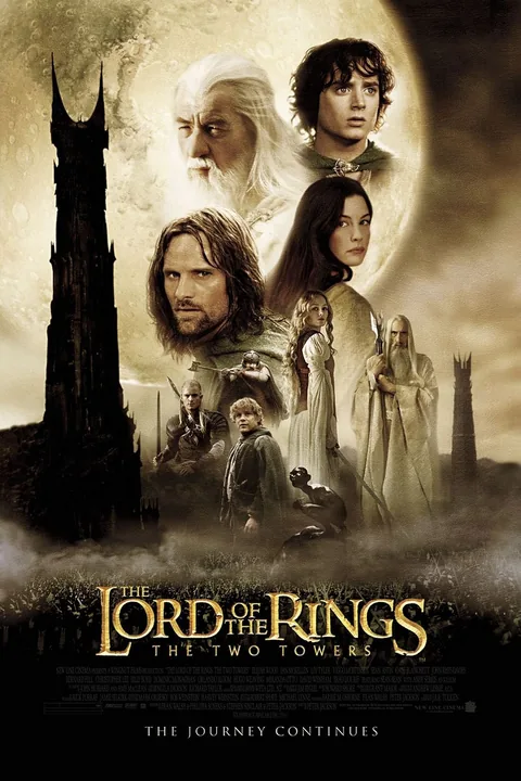 Poster for The Lord of the Rings: The Two Towers, directed by Peter Jackson
