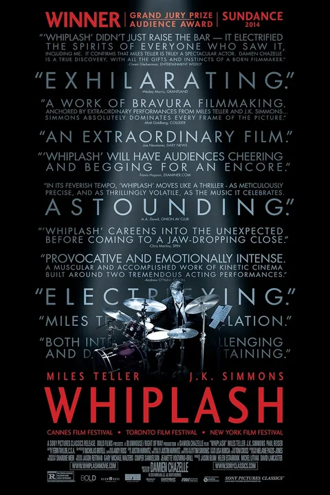 Poster for Whiplash, directed by Damien Chazelle